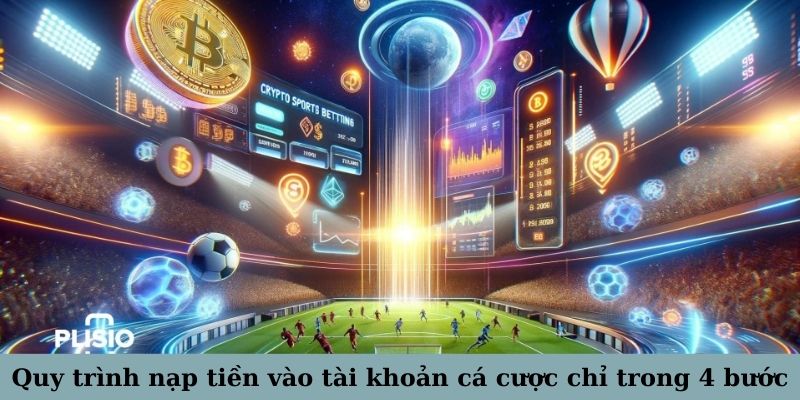Quy trình nạp tiền vào tài khoản cá cược chỉ trong 4 bước